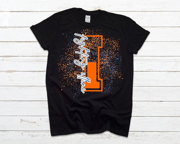 Spray Paint Letter & Mascot