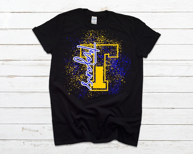 Spray Paint Letter & Mascot