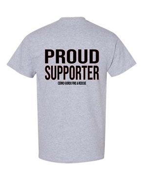 Proud Supporter Black & Red