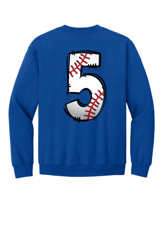 Baseball name front-number back