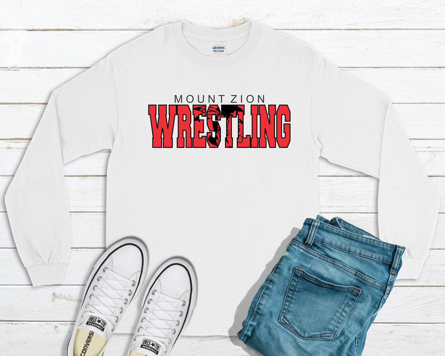 Braves Wrestling with Logo embossed