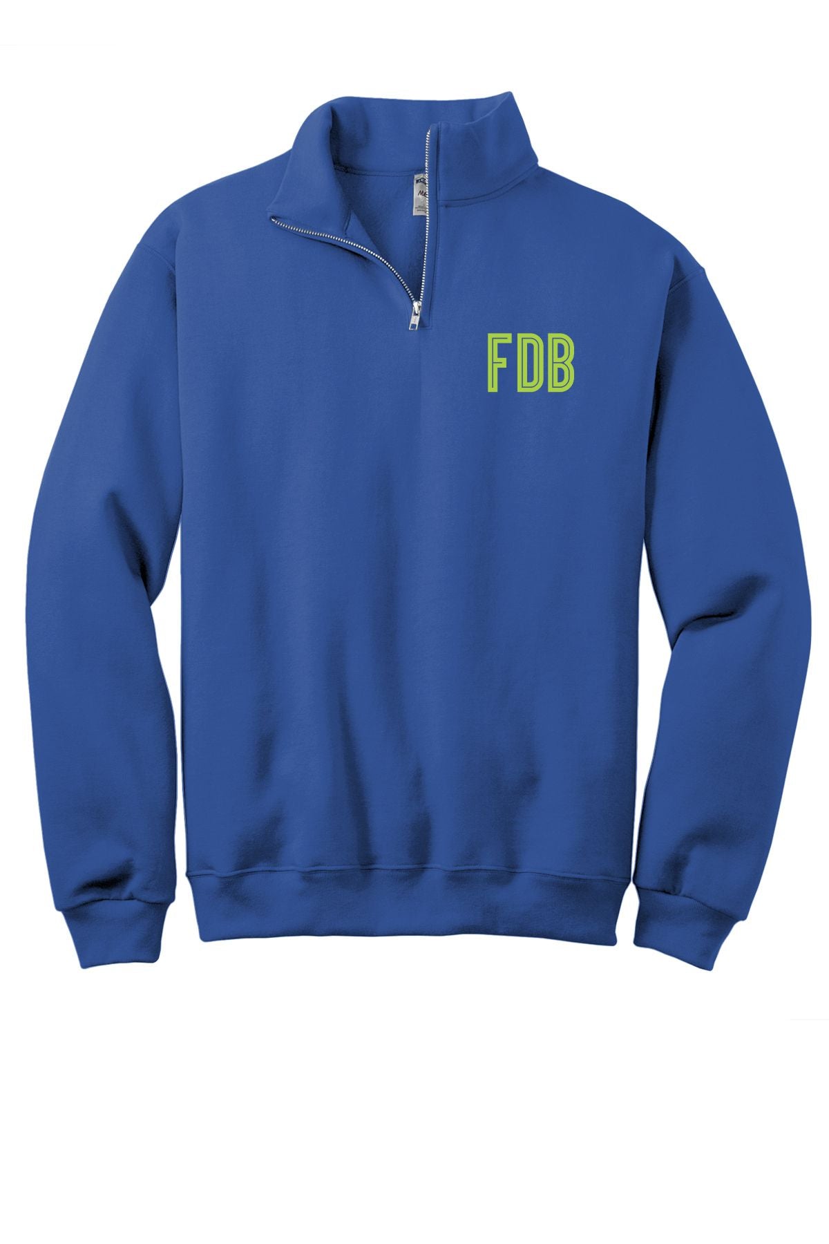 Monogrammed embroidered 1/4 zip