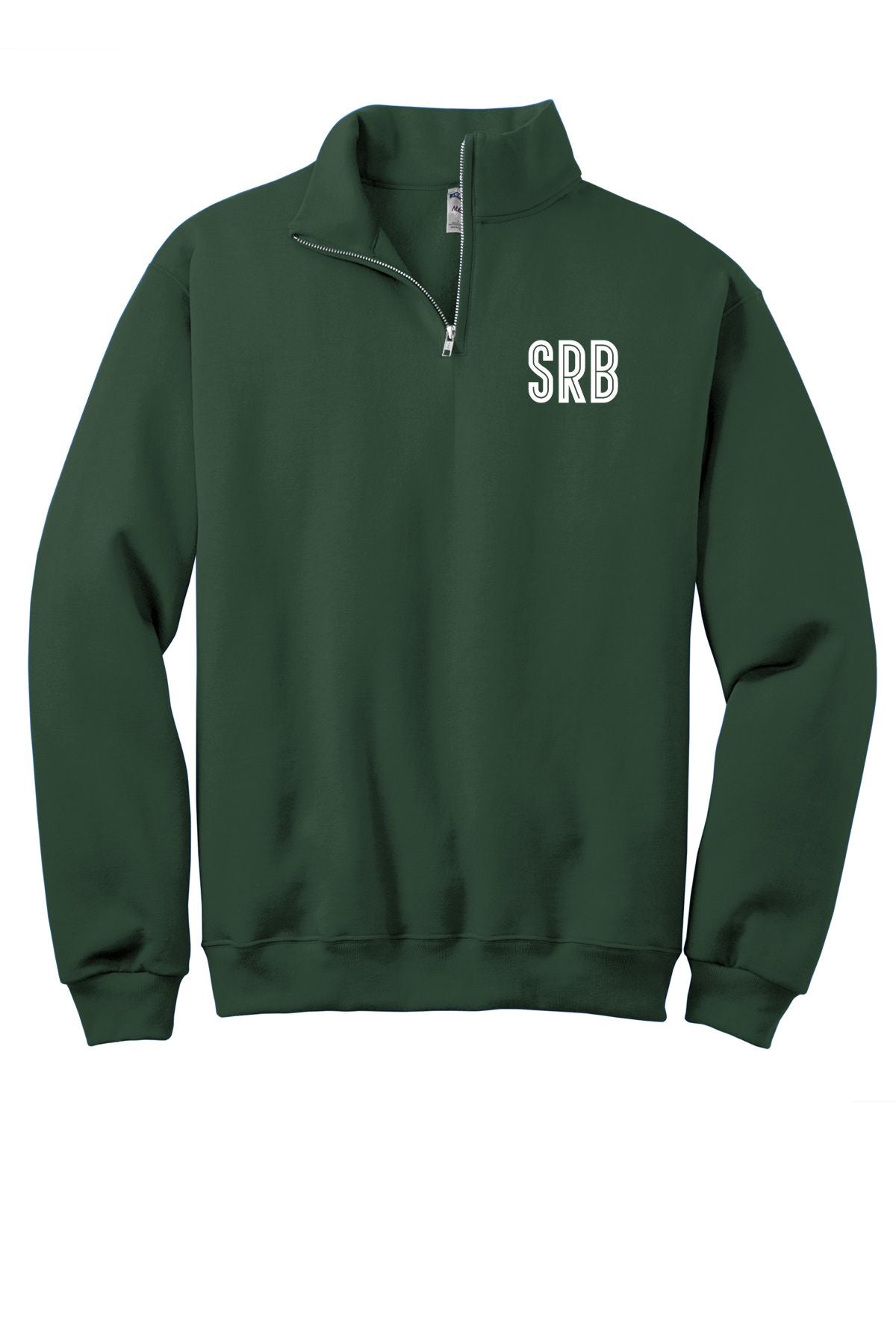 Monogrammed embroidered 1/4 zip
