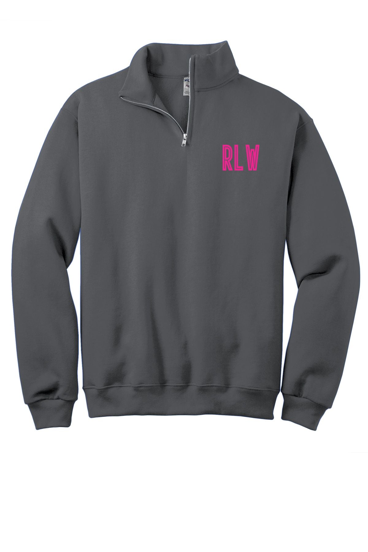 Monogrammed embroidered 1/4 zip