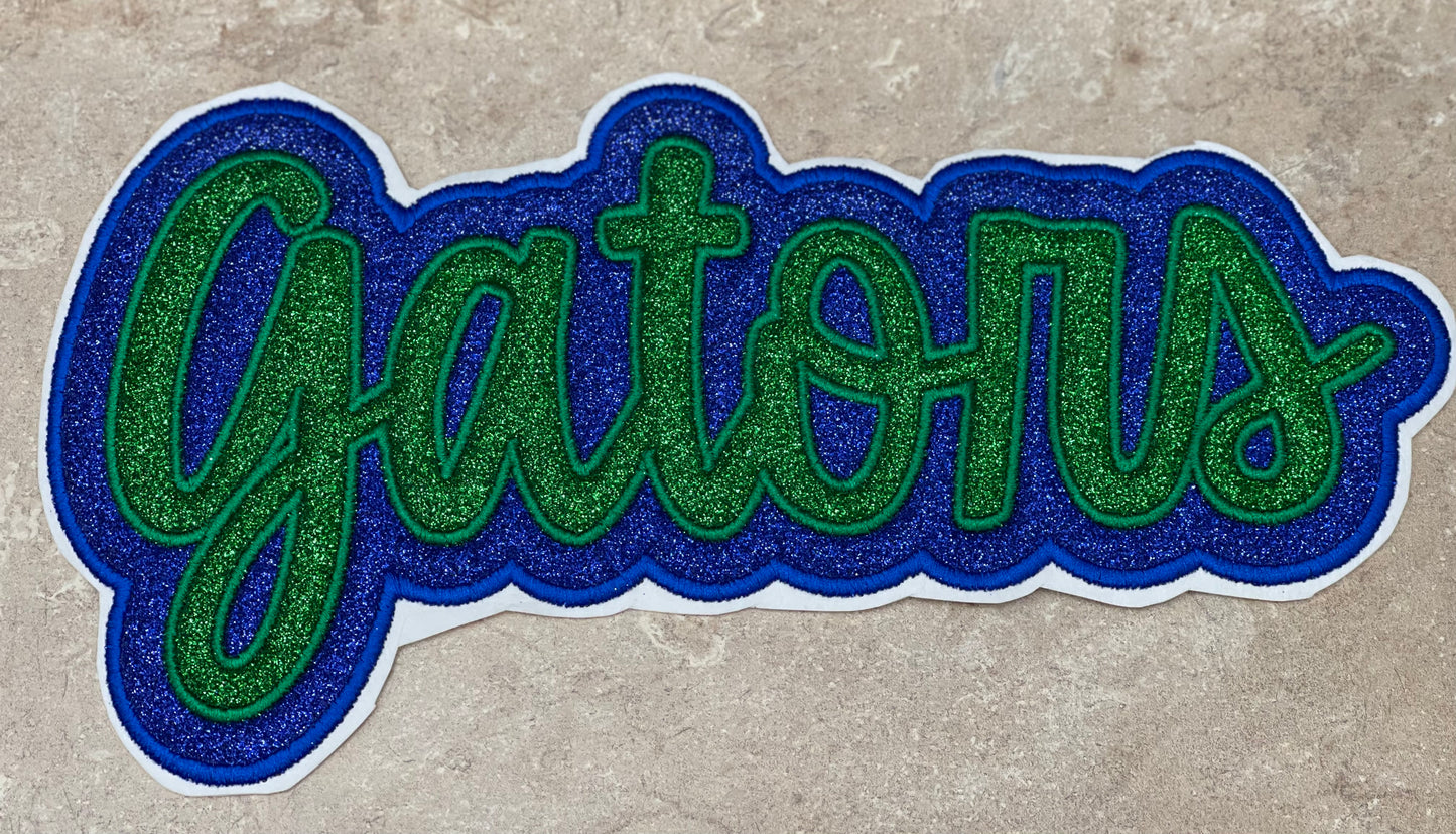 Gators Glitter Applique