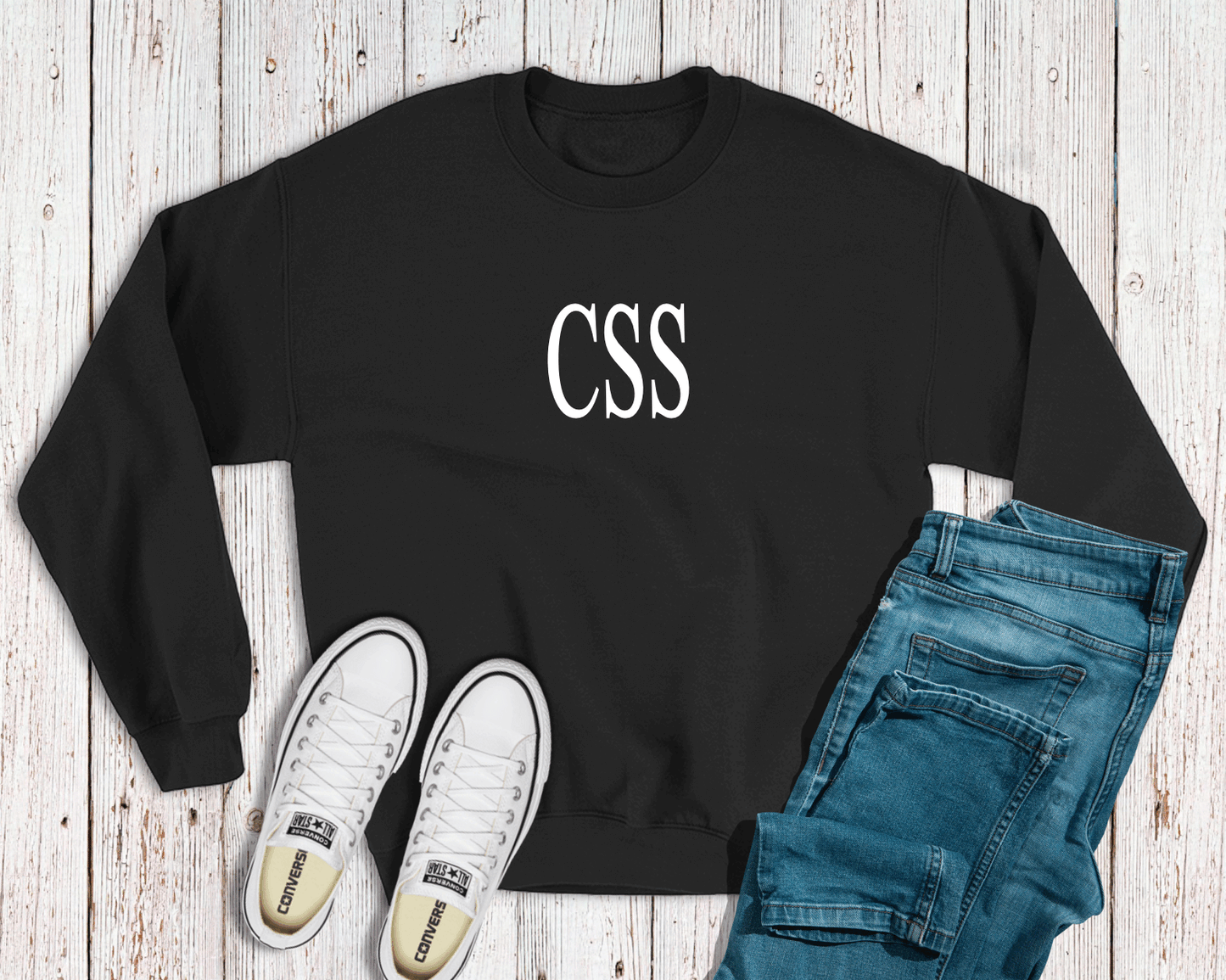 CSS Embroidered Crewneck