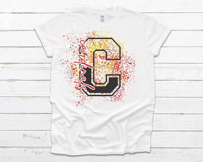 Spray Paint Letter & Mascot