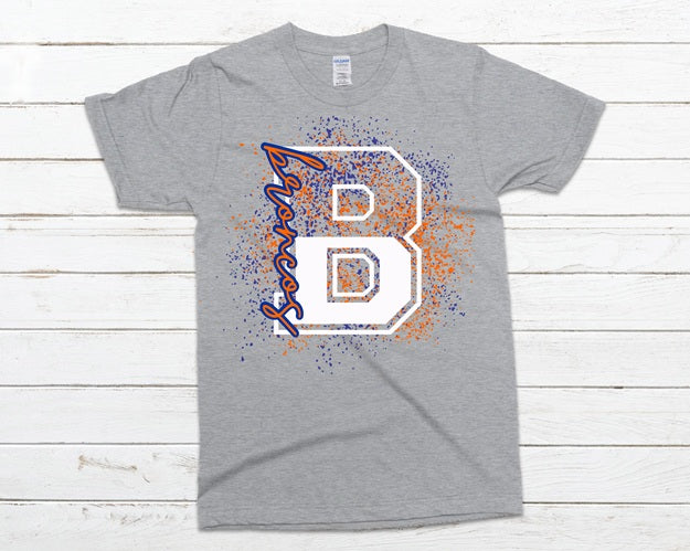 Spray Paint Letter & Mascot