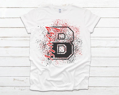 Spray Paint Letter & Mascot