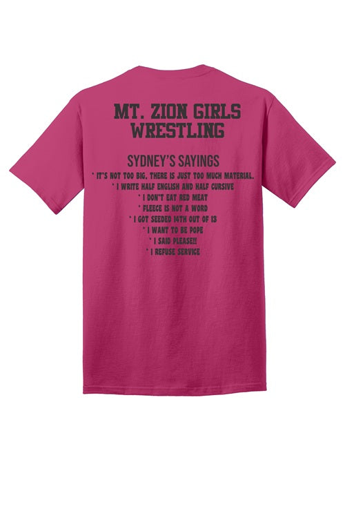 Girls Wrestling Sayings LC