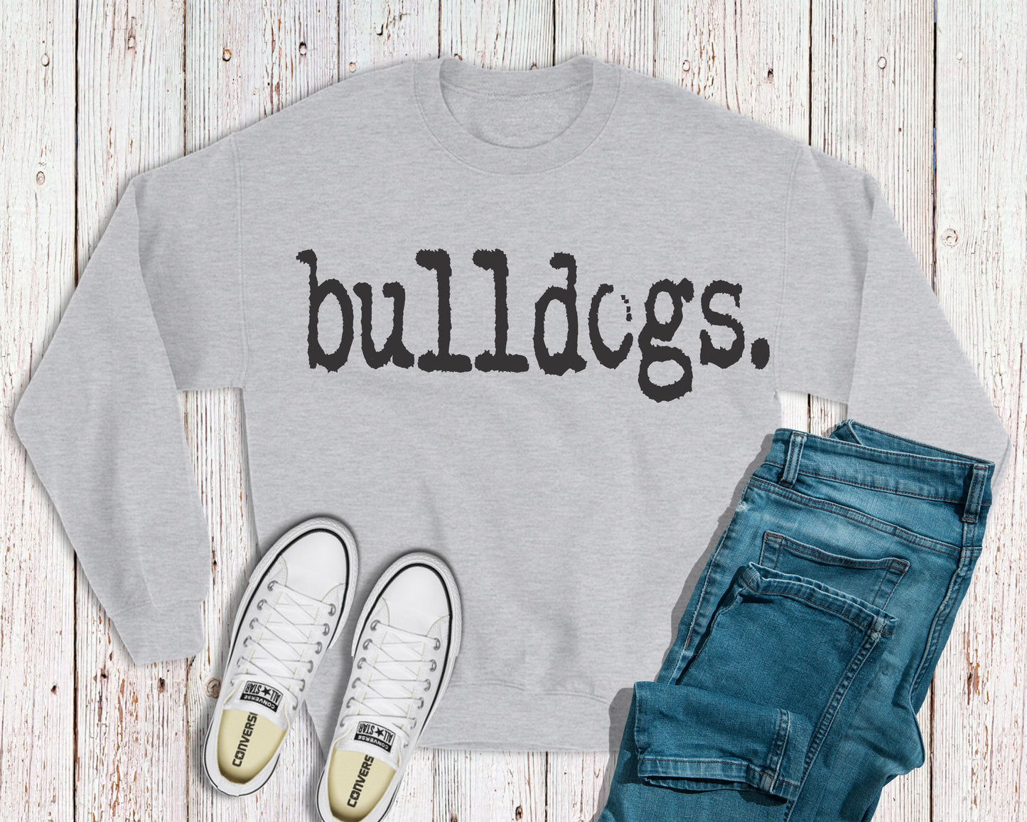 Ink Bleed Logo Sweatshirt