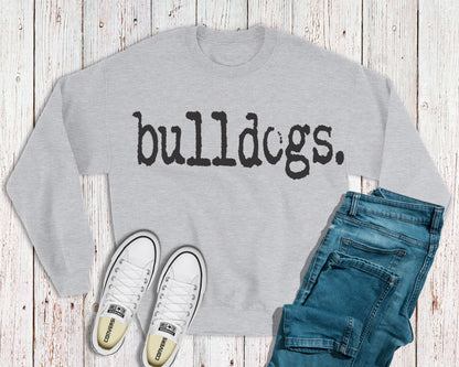 Ink Bleed Logo Sweatshirt