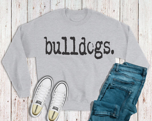 Ink Bleed Logo Sweatshirt