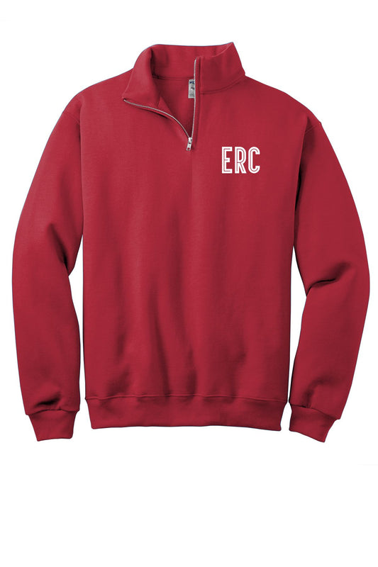 Monogrammed embroidered 1/4 zip