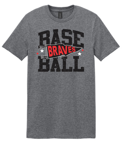 Distressed sports pennant