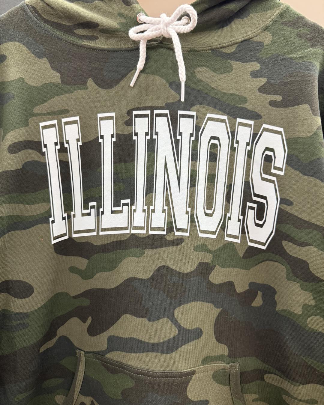 Camo School Spirit Hoodie