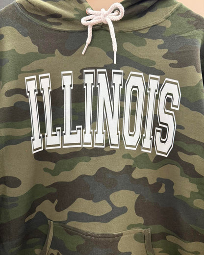 Camo School Spirit Hoodie