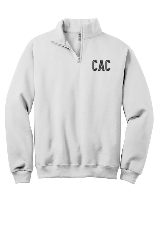 Monogrammed embroidered 1/4 zip