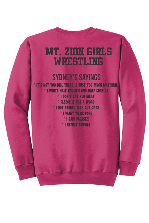 Girls Wrestling Braves