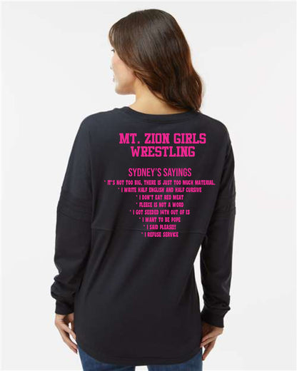 Girls Wrestling Pom Jersey