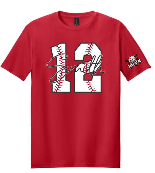 Mayhem Baseball number