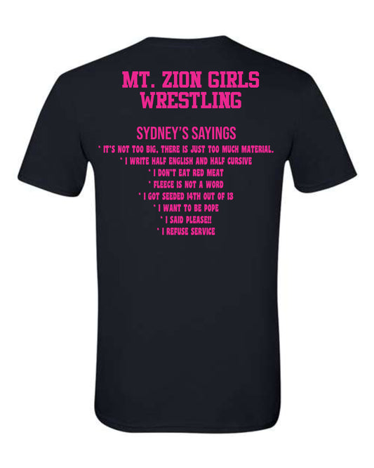 Girls Wrestling Sayings LC
