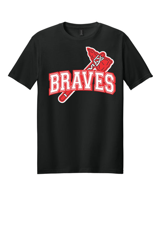 Braves with tomahawk