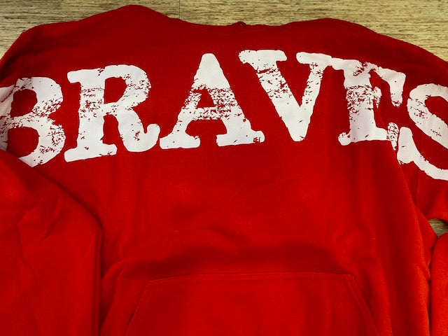 Braves Distressed back