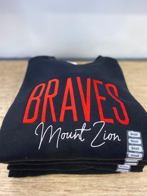 Mt. Zion Braves Embroidery Clyde