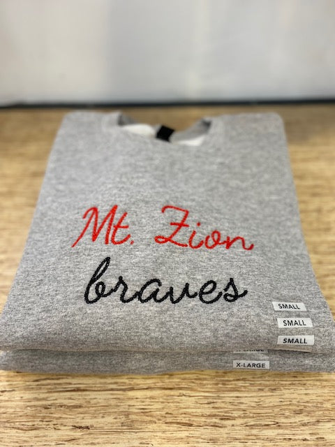Braves Chain Stitch embroidery