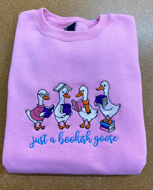 Just a bookish goose