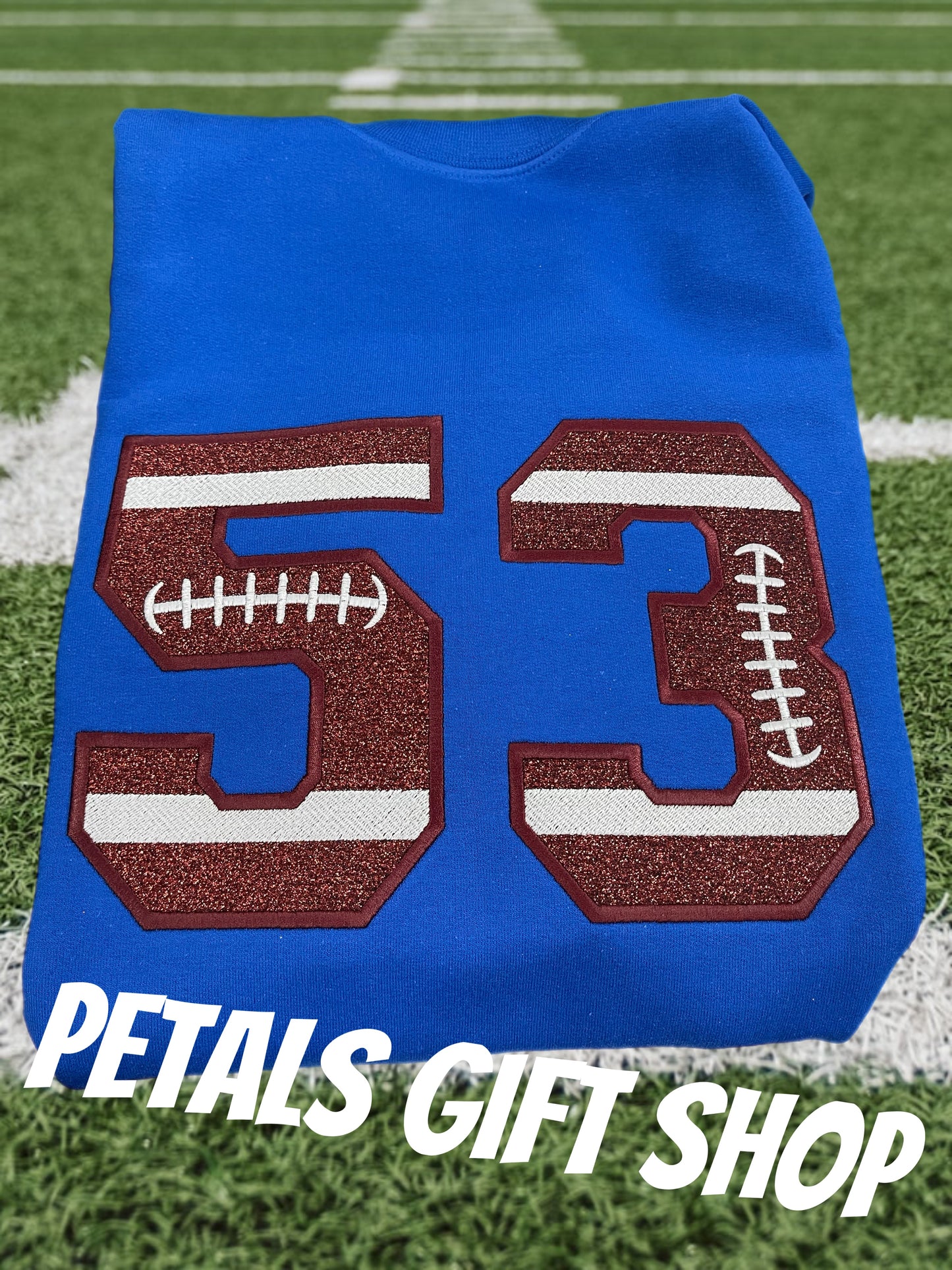 Glitter Sports Number
