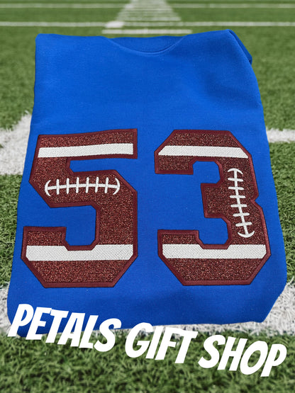 Glitter Sports Number