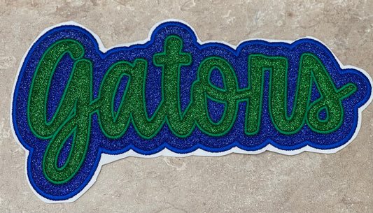 Gators Glitter Applique