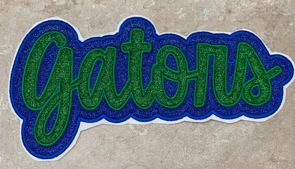 Custom Glitter Embroidery Crewneck Sweatshirt