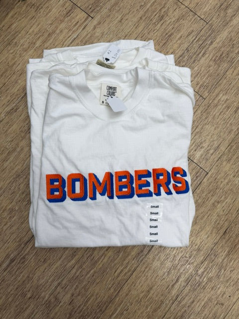 Bombers shadow embroidery