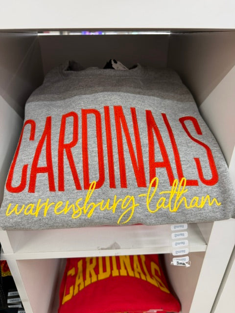 Cardinals Embroidery Clyde Font