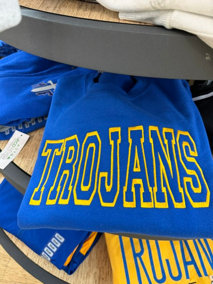 Custom College Font Embroidery