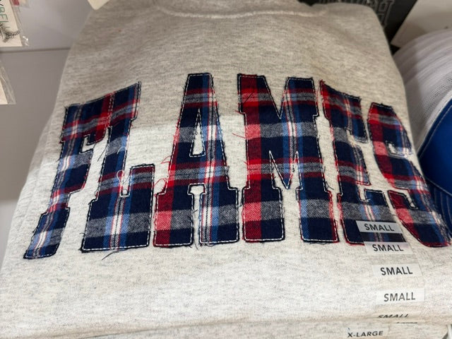 Flames Flannel Applique