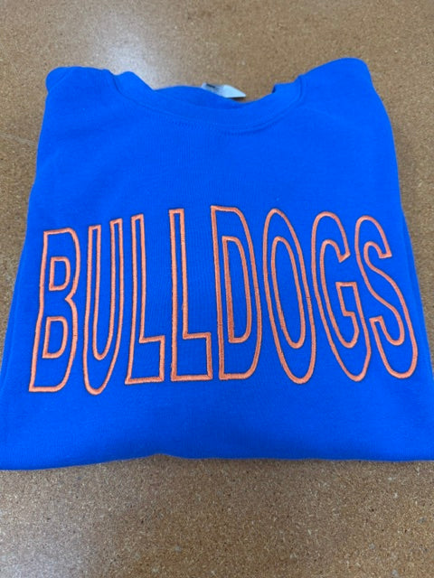 Custom College Font Embroidery