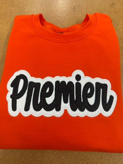 Custom Glitter Embroidery Crewneck Sweatshirt