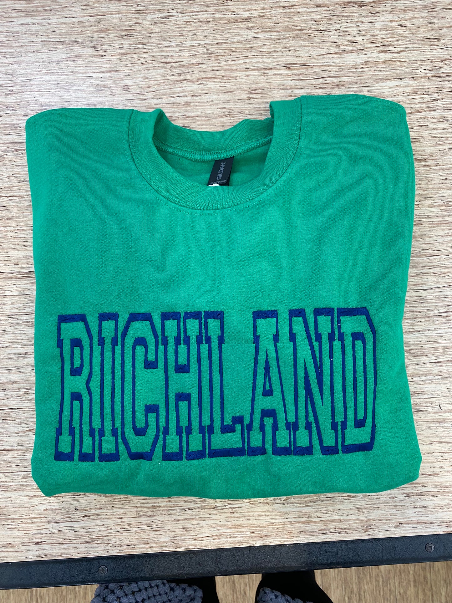 Richland College embroidery