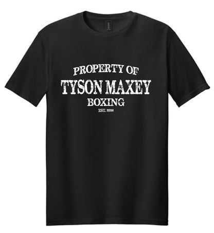 Property of Tyson Maxey Boxing