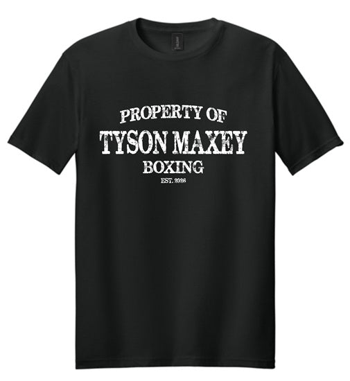Property of Tyson Maxey Boxing