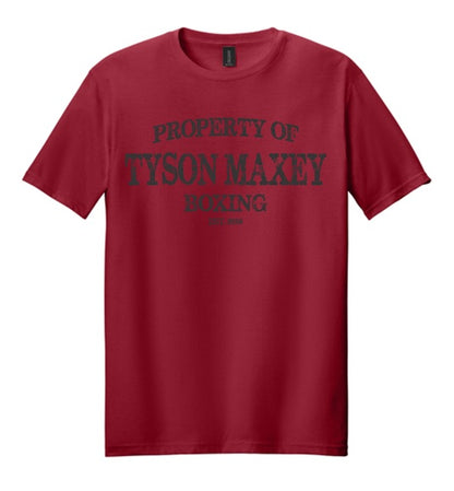 Property of Tyson Maxey Boxing