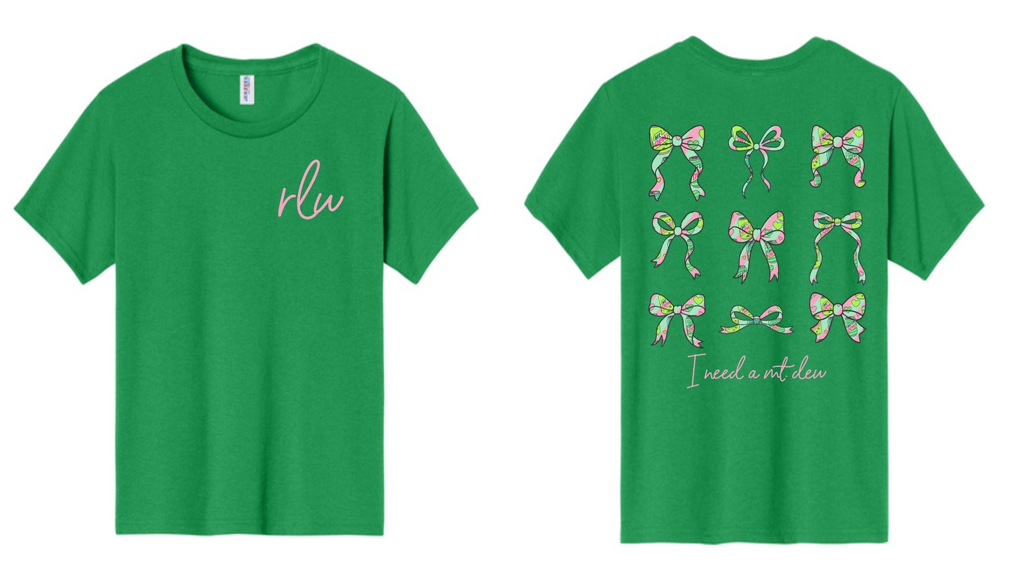 Initials and Bows