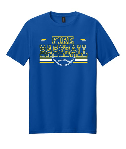 Fire split ball baseball