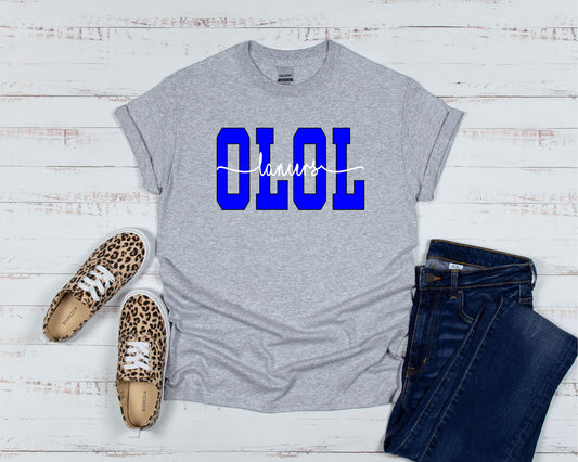 OLOL w/ cursive lancers