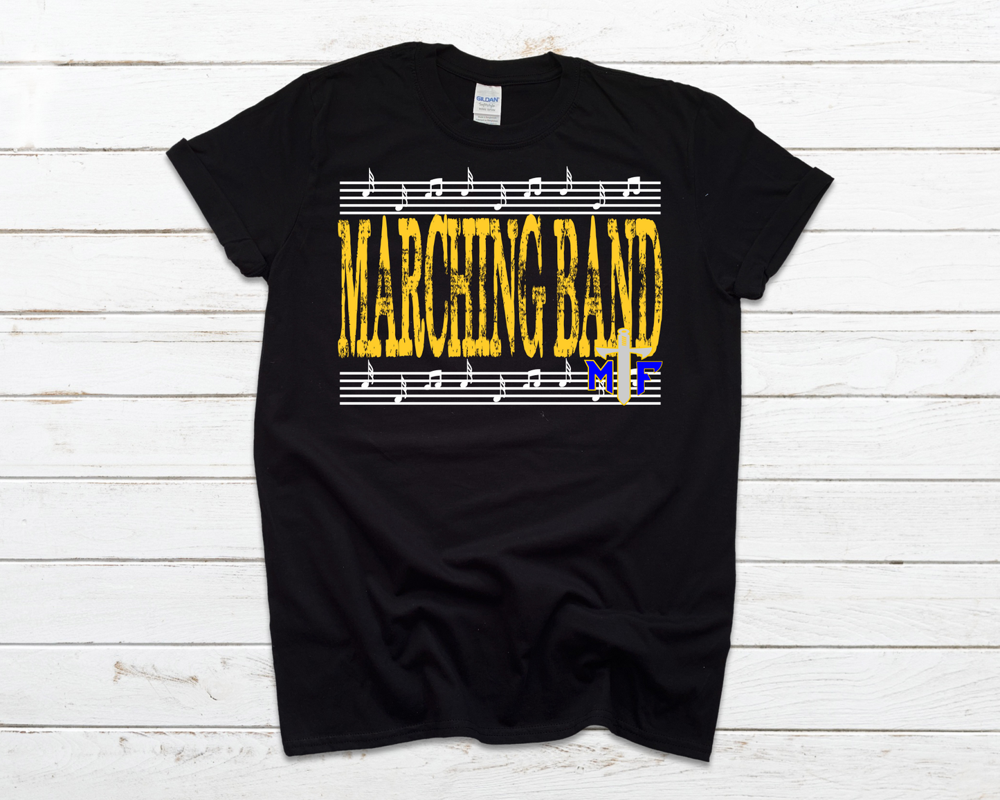 Band Distressed logo