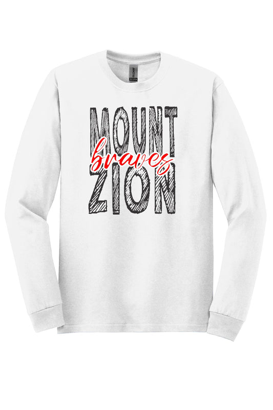Chalk & Script Long Sleeve Tee